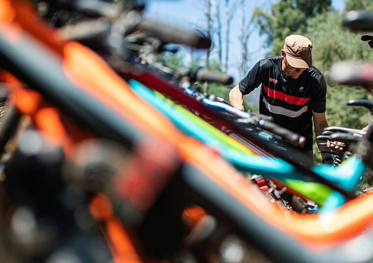 stunning view of lake mountain mountain bike track