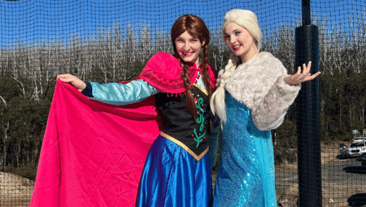 Anna and Elsa from Disney Frozen